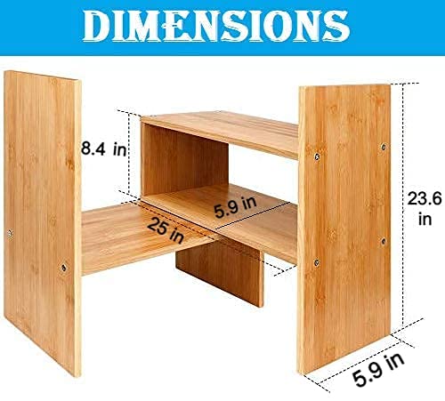 Multipurpose Wood Storage Organizer Shelf Rack