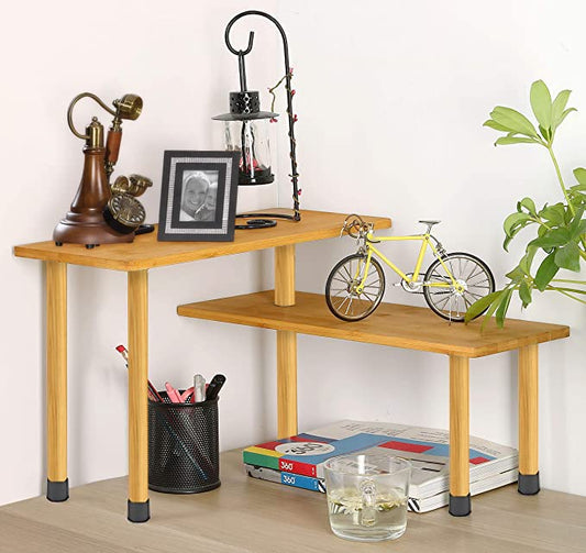 Premium Bamboo Multi Purpose Counter Top Organizer