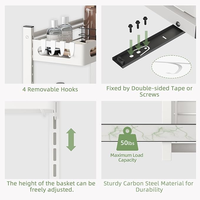 Under Sink Organizer & Storage Rack – Multi-Purpose Shelf for Kitchen and Bathroom