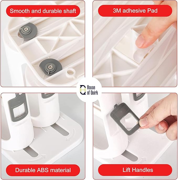 Adjustable Pull-Out Spice Organizer Rack for Kitchen Cabinet