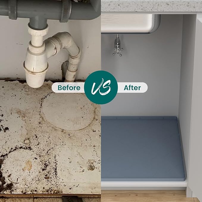 Multipurpose Silicone Mat – Under Sink Organizer, Pet Feeding & Utility Tray