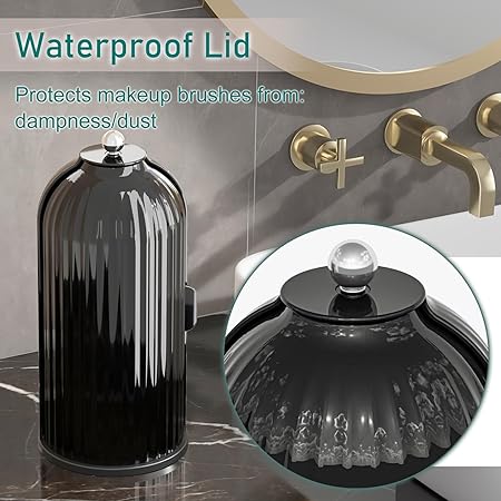 360 Rotating Toothbrush/Makeup Brush Holder