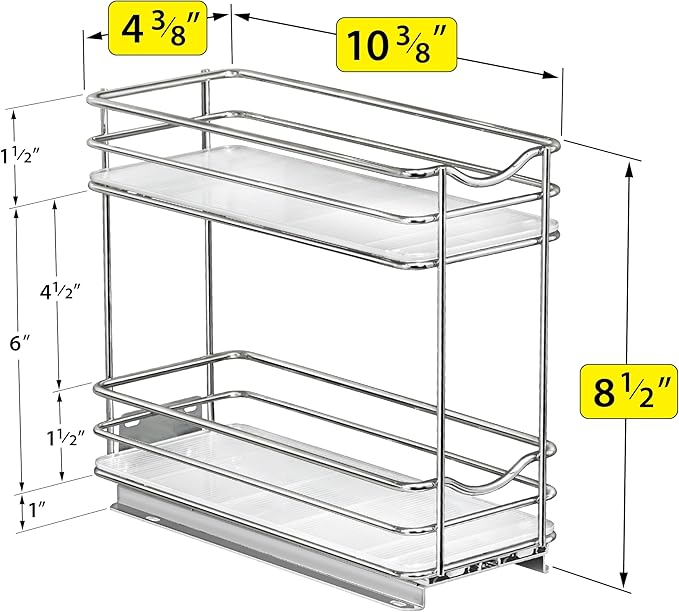 Pull Out Spice Rack For Kitchen Cabinet