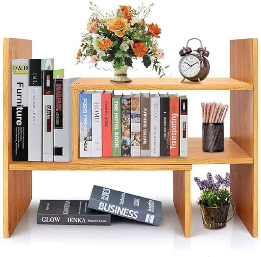 Multipurpose Wood Storage Organizer Shelf Rack