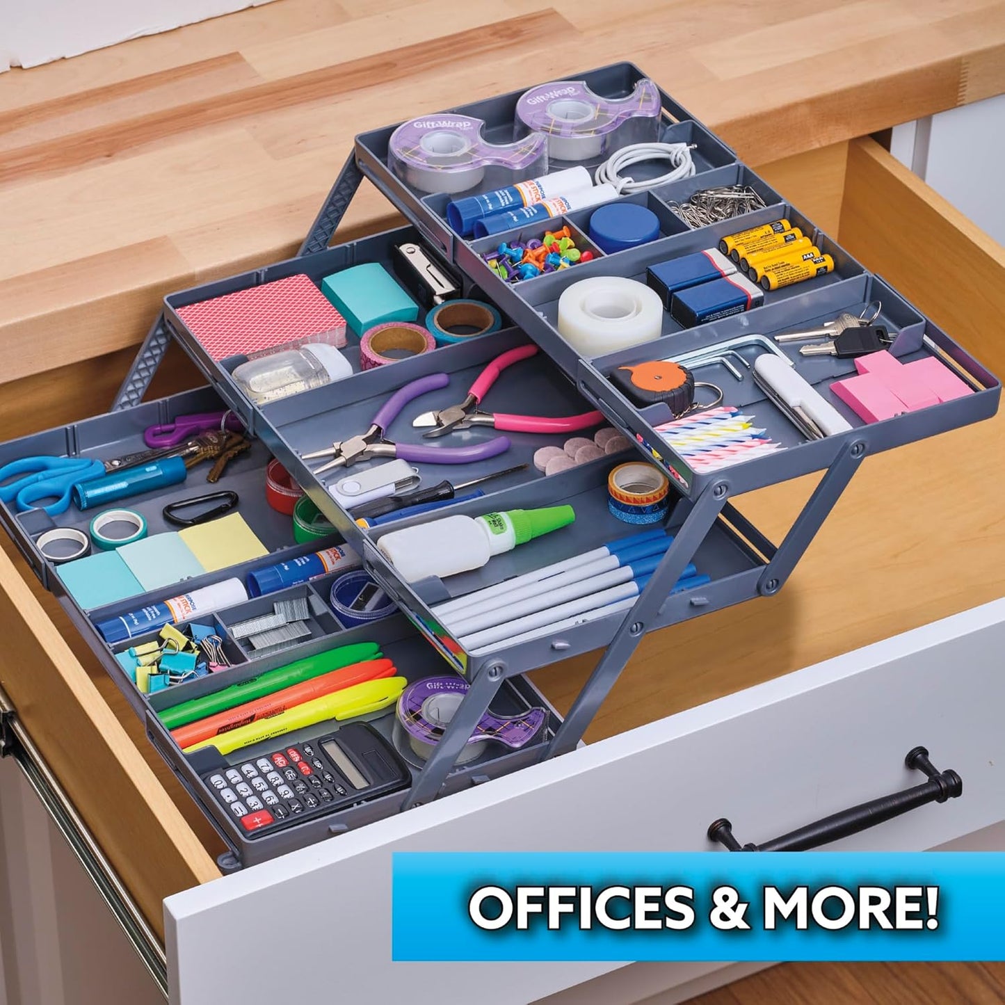Multi-Purpose 3 Tier Drawer Organizer