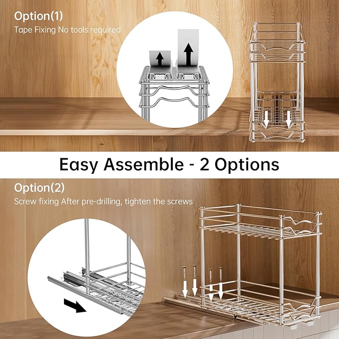 Pull Out Spice Rack For Kitchen Cabinet