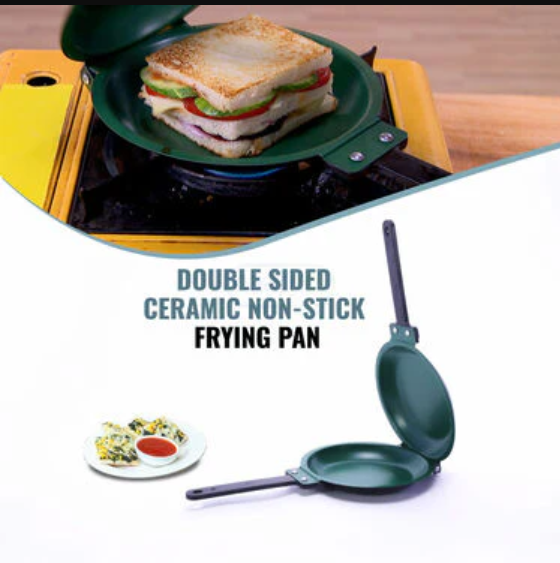 Double Sided Ceramic Nonstick Frying Pan