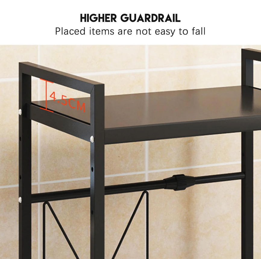 Kitchen Adjustable Standing Shelving Rack